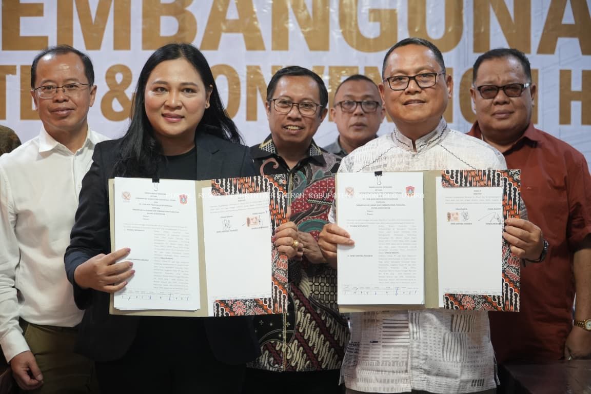 “Dream Came True”, Bupati Thariq Modanggu Teken MoU Pembangunan Hotel dan Convention Hall dengan PT. JGM KAM Resource Nusantara