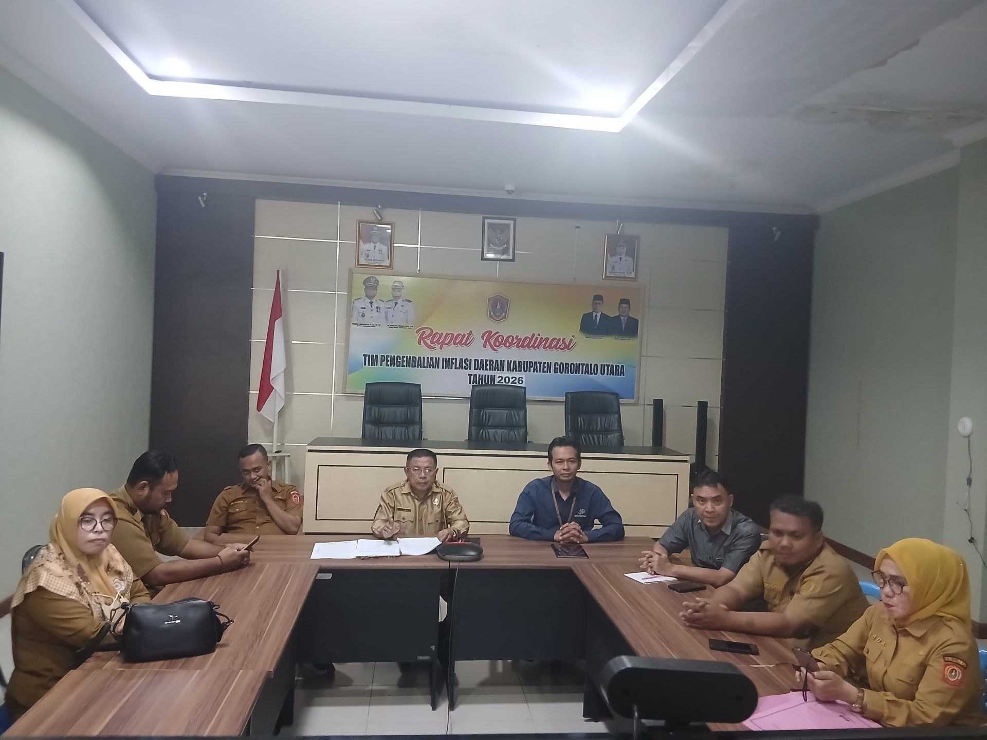 Pemkab Gorontalo Utara Ikuti Rakor Pengendalian Inflasi Daerah, IPH Tercatat 5,75 Dipengaruhi Komoditas Pangan Strategis