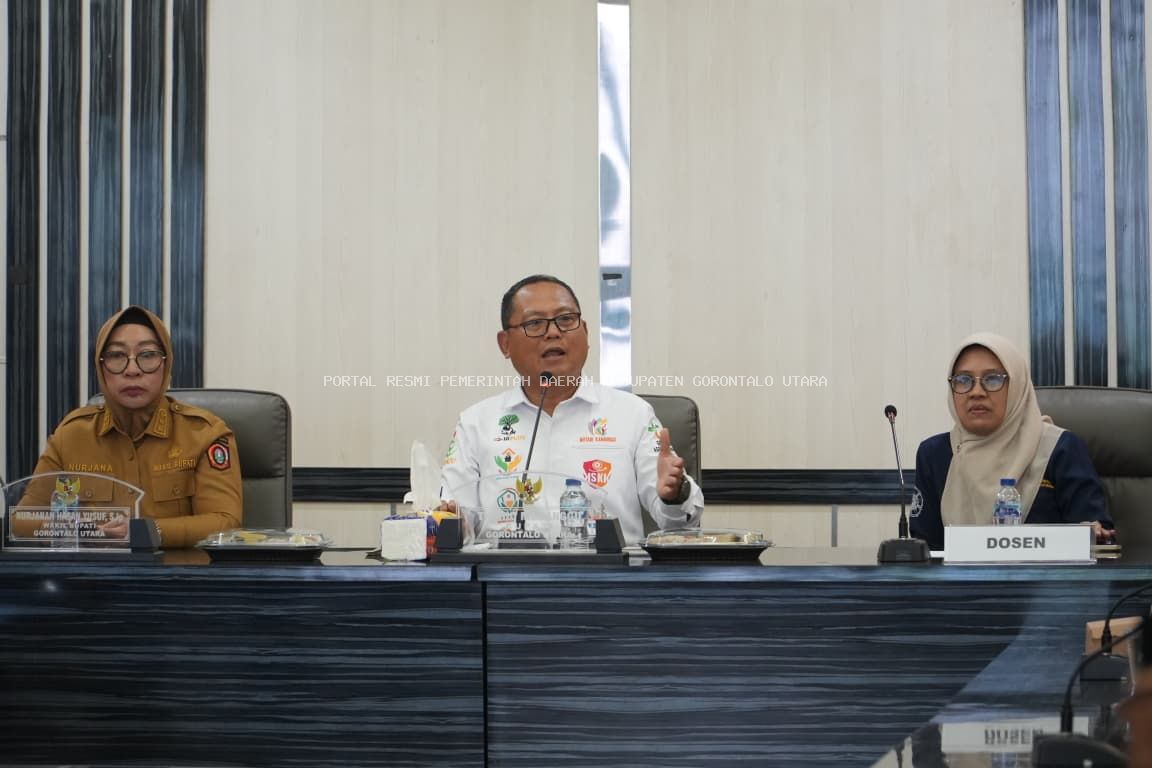 Bupati Thariq Modanggu Sambut Tim KKN-PPM UGM, Siap Kolaborasikan Program BERCAHAYA di Gorontalo Utara