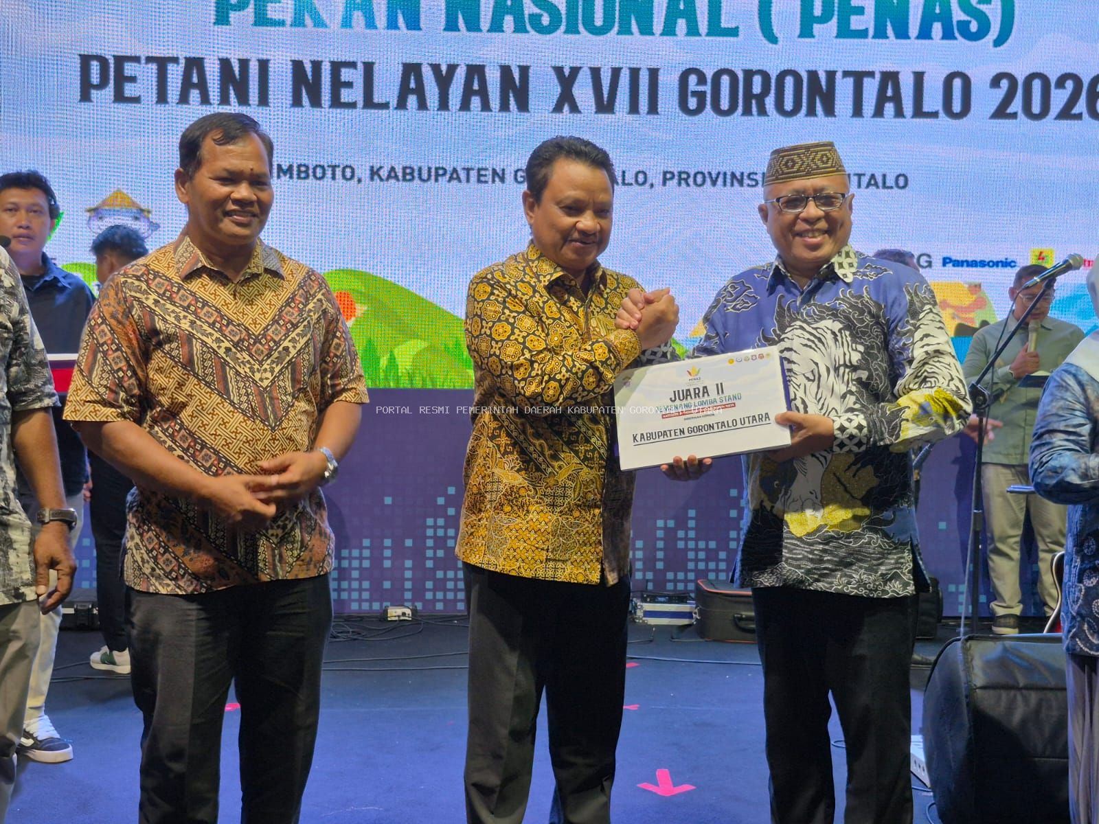 Gorontalo Utara Raih Juara II Stand Terbaik Pada Pameran PENAS Petani Nelayan XVII Gorontalo 2026