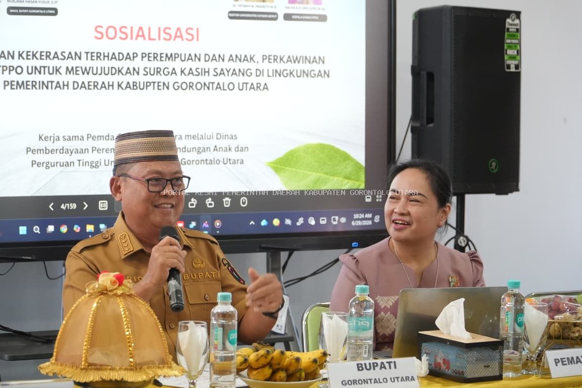 Bupati Thariq Modanggu Buka Sosialisasi Pencegahan Kekerasan Perempuan dan Anak, Dorong Gerakan Keluarga Surga Kasih Sayang
