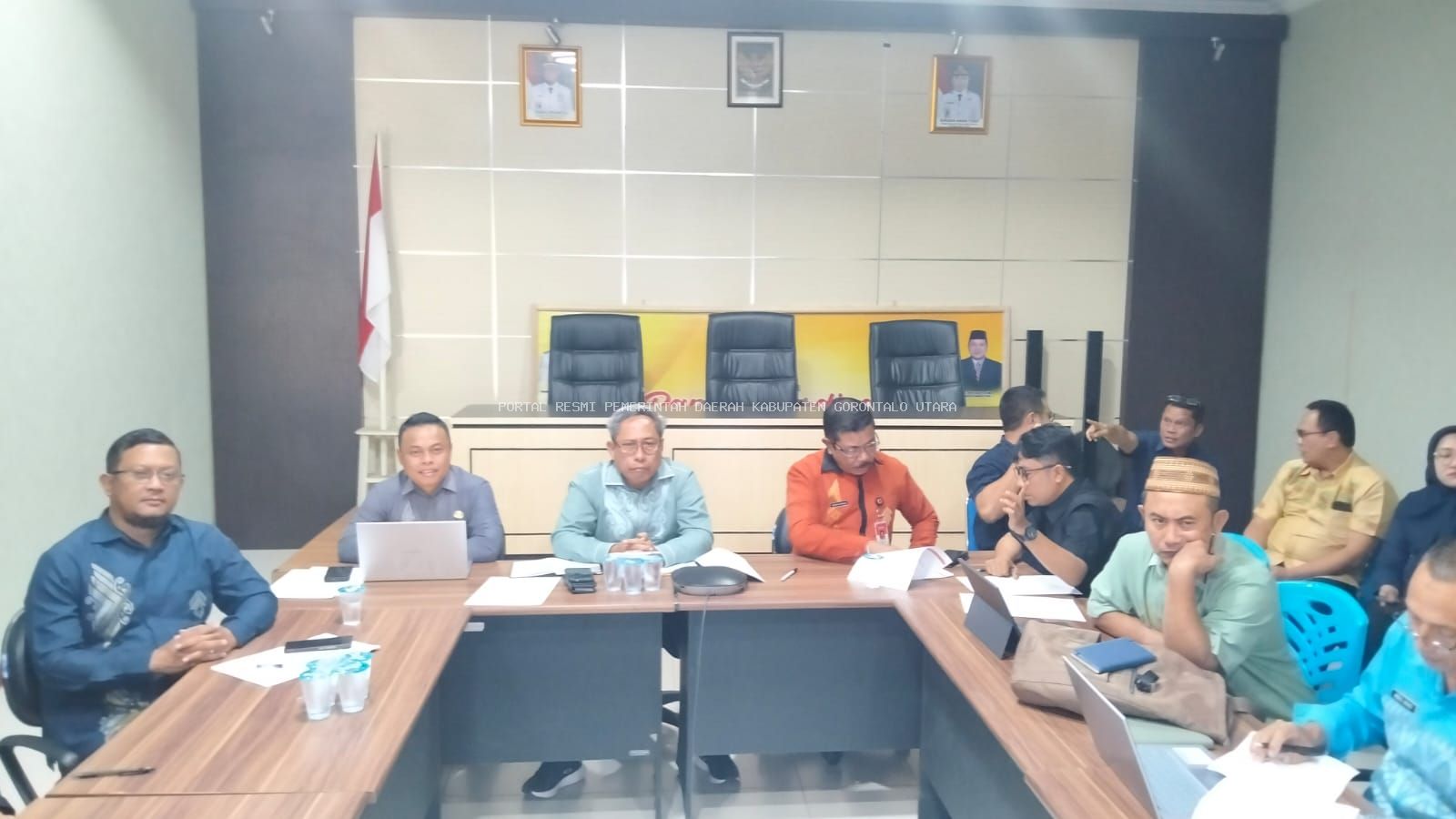 Sekda Gorontalo Utara Ikuti Rakor Tindak Lanjut MCSP dan Rencana Aksi SPI Bersama KPK RI