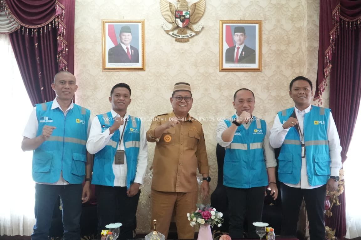 Bupati Thariq Modanggu Terima Kunjungan PLN UP2K Gorontalo, Progres Jaringan Listrik Bawah Laut Pulau Dudepo Terus Dimatangkan