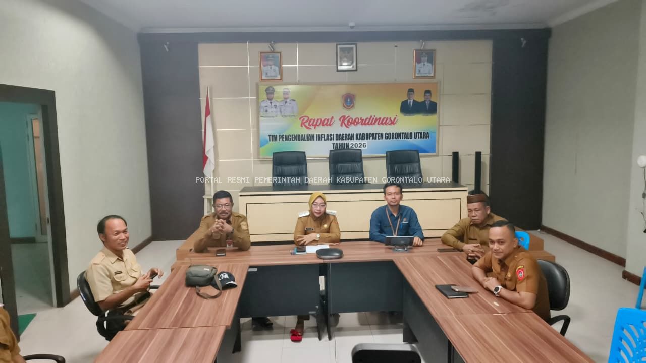 Wakil Bupati Gorontalo Utara Ikuti Rakor Pengendalian Inflasi, Bahas Harga Ikan, Sensus Ekonomi hingga Program 3 Juta Rumah