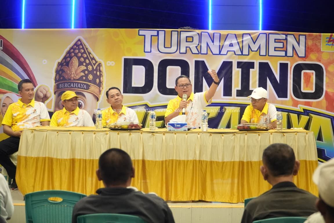 Bupati Thariq Modanggu Buka Turnamen Domino Cup III, Dorong Peningkatan Kualitas Kejuaraan dan Pembinaan Olahraga Daerah