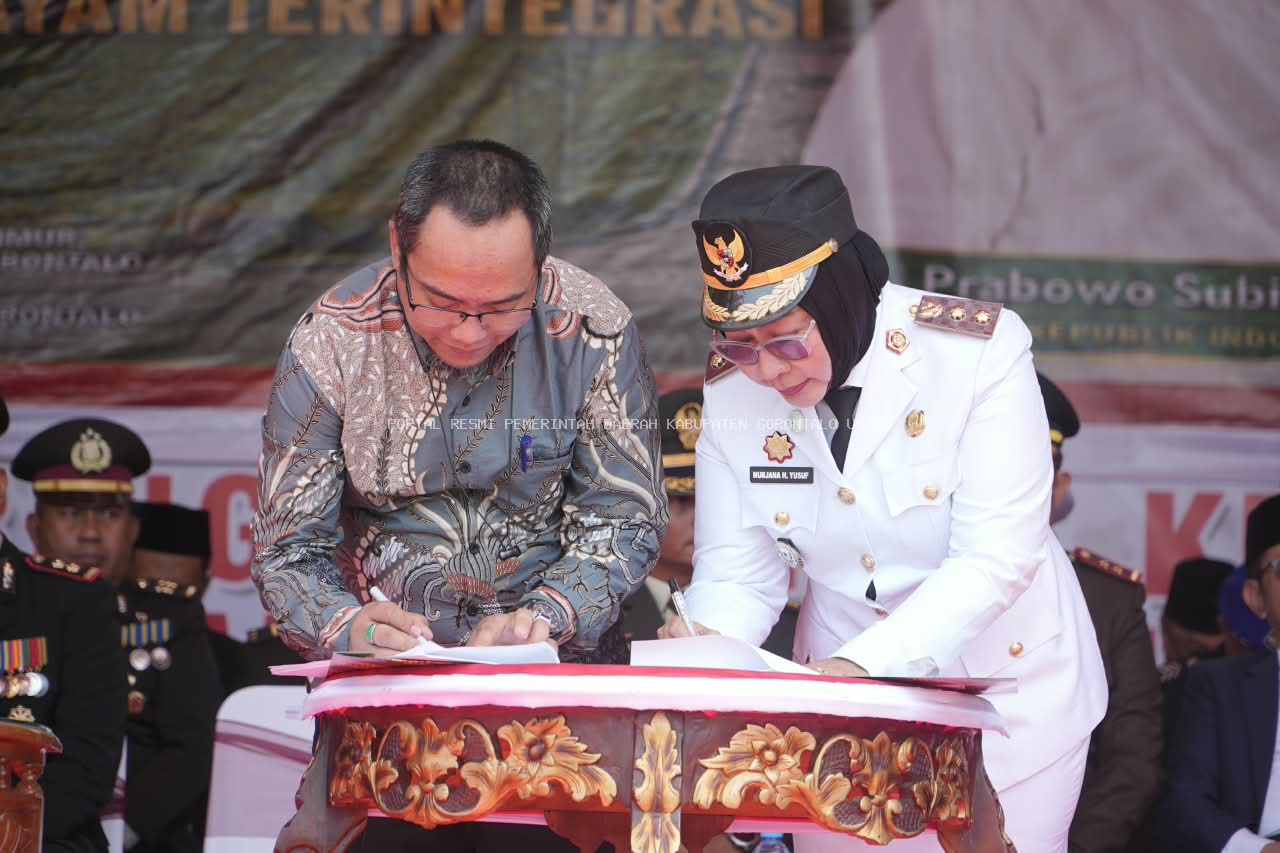 Pemkab Gorontalo Utara Dan PT Agrikultur Global Khatulistiwa Tandatangani PKS Program Hilirisasi Ayam Terintegrasi