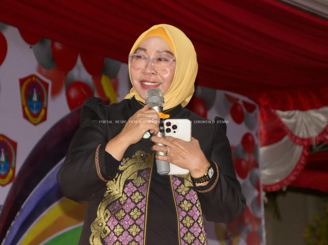 MALAM RESEPSI KENEGARAAN HUT KE-81 RI, WABUP NURJANAH: UMKM MERDEKA JADI WUJUD KEMAJUAN GORONTALO UTARA