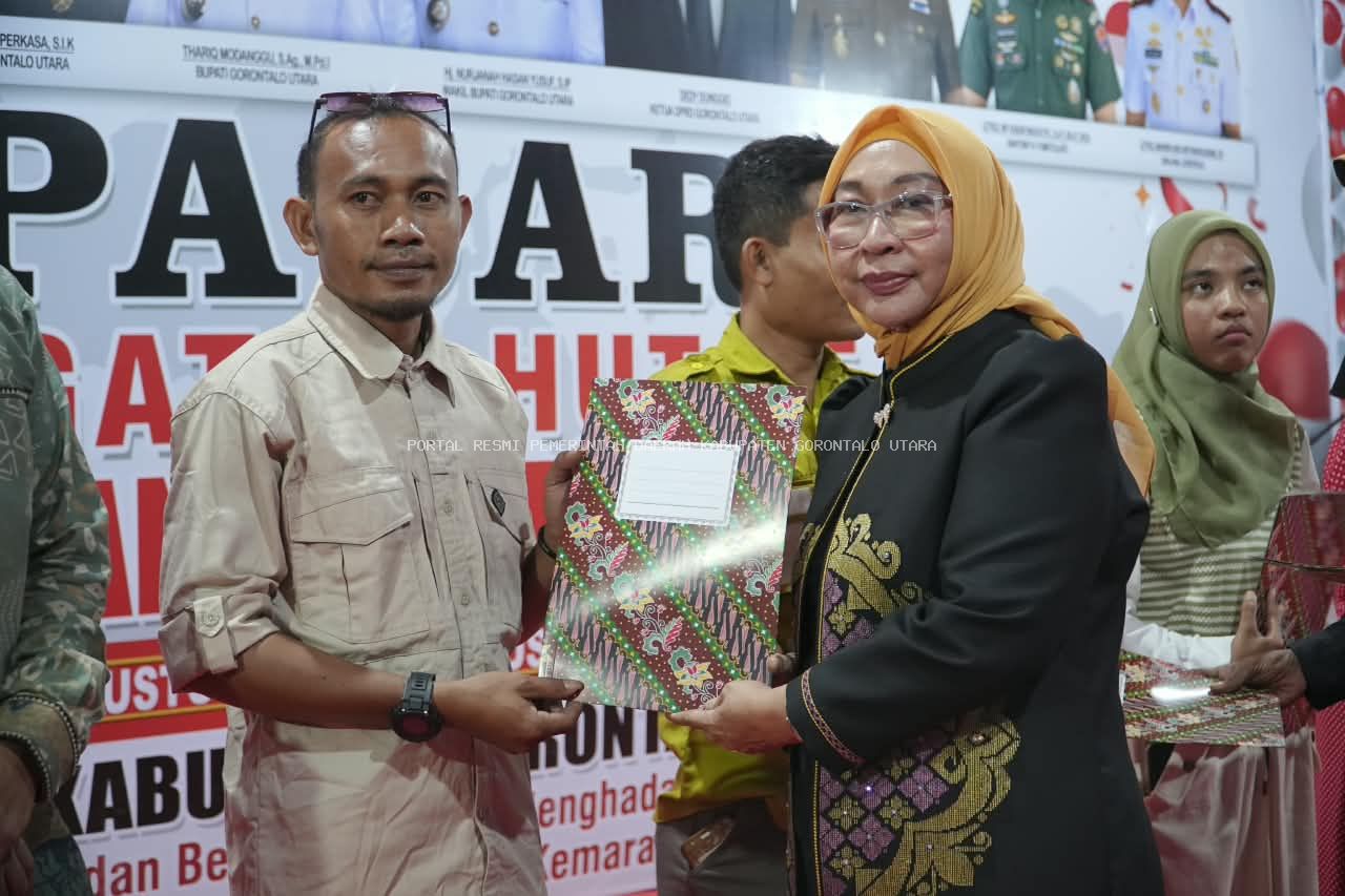 10 UMKM Gorontalo Utara Mendapatkan Penghargaan atas Partisipasi Keikutesertaan pada PENAS ke-17 (XVII) di Kabupaten Gorontalo 