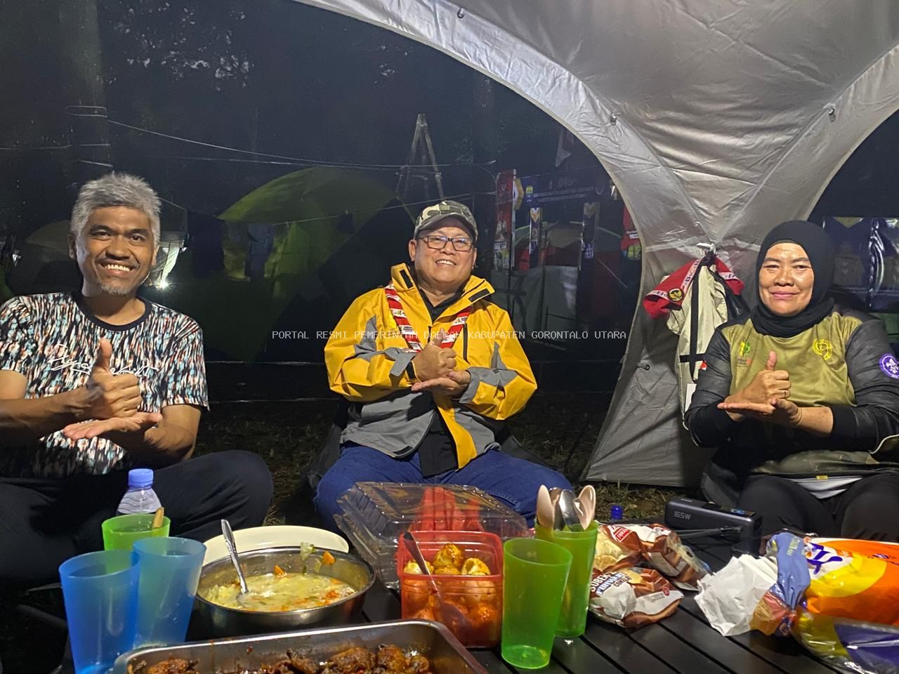 BUPATI THARIQ MODANGGU KUNJUNGI KONTINGEN GORUT DI JAMNAS PRAMUKA 2026, BERI DUKUNGAN DAN MOTIVASI