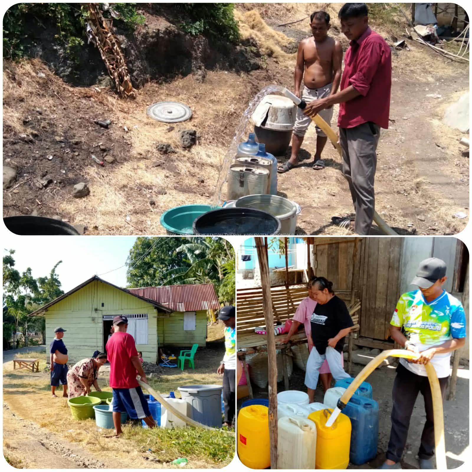 PUDAM Tirta Gerbang Emas Salurkan Bantuan Air Bersih untuk Warga Terdampak Musim Kemarau