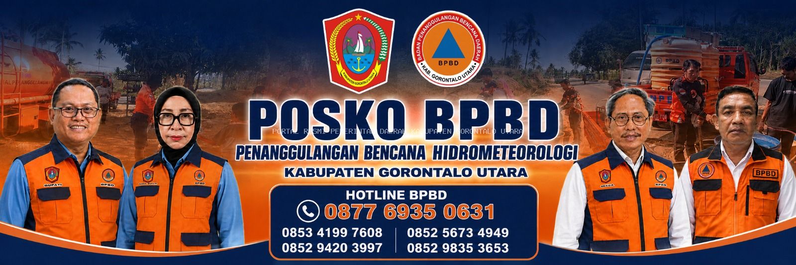 BPBD Gorut Siaga 1×24 Jam, Posko Jadi Pusat Komando Hadapi Krisis Air Dan Karhutla