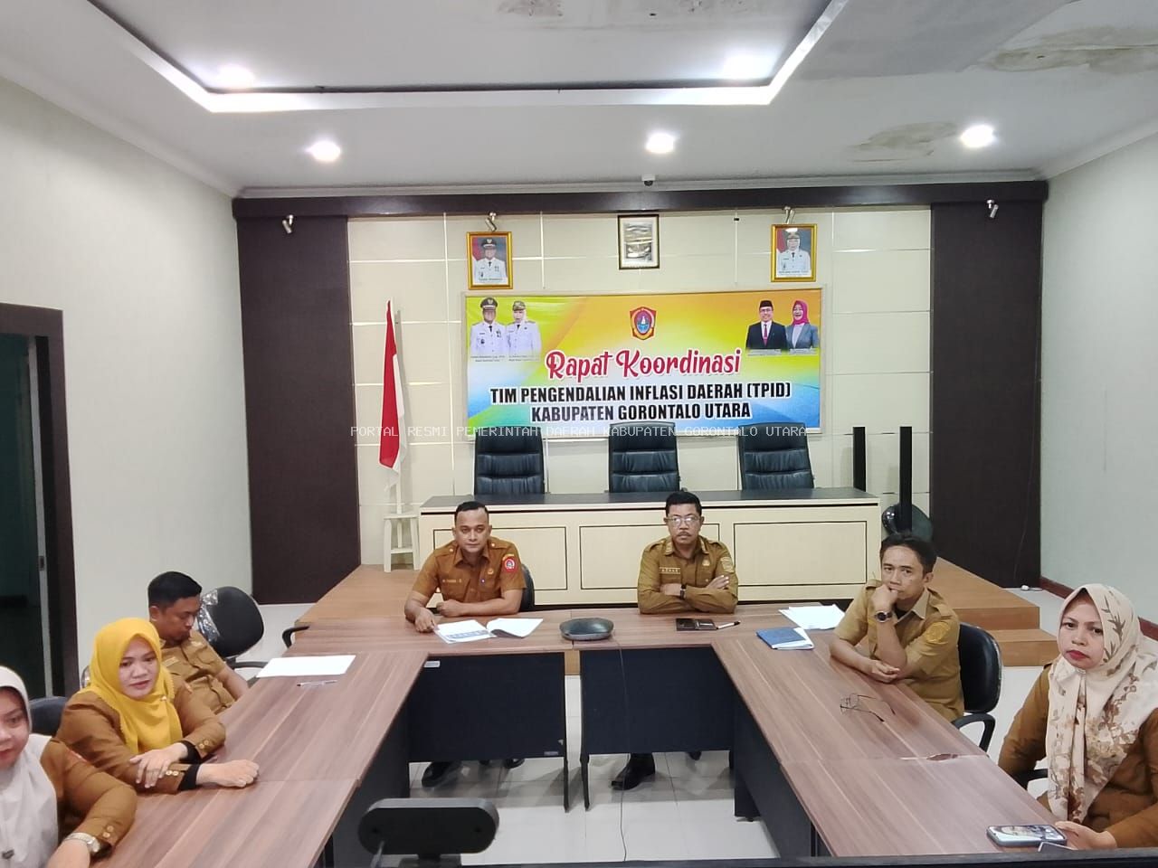 TPID Gorut Ikuti Rakor Pengendalian  Inflasi Nasional, IPH  6,70 Persen Dan Pertumbuhan Ekonomi Triwulan II 5,47 Persen