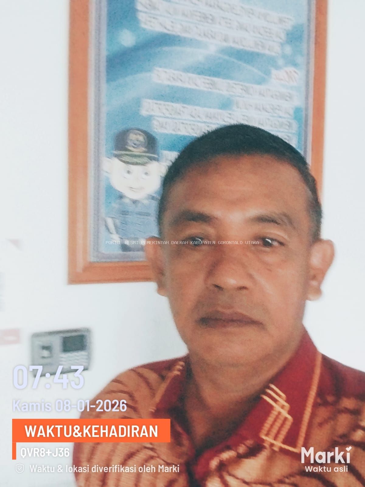 Kepala Pelaksana BPBD Gorontalo Utara, Usman Lagarusu,  Perkuat Kolaborasi, Dua Mobil Tangki TNI Dikerahkan Layani Warga Terdampak Kekeringan