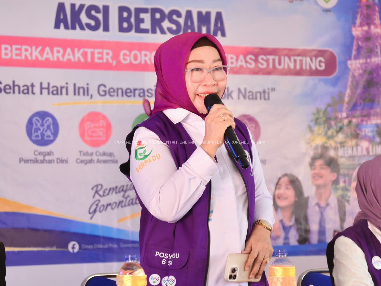 Wabup Gorut Nurjanah Hasan Yusuf : Masa Depan Gorontalo Utara Ditentukan oleh Remaja yang Sehat dan Berkarakter