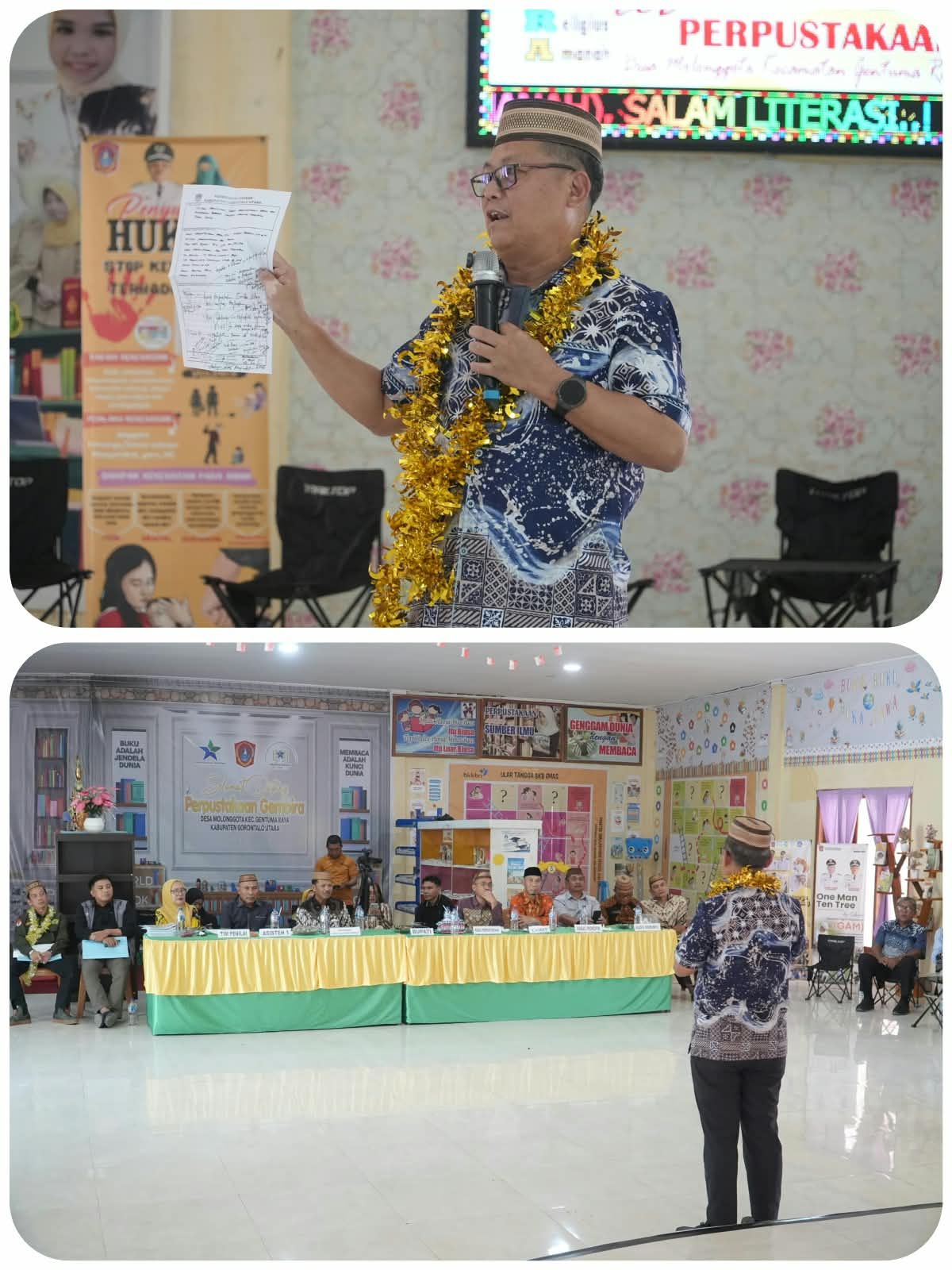 Bupati Thariq Modanggu Dorong Transformasi Perpustakaan Desa