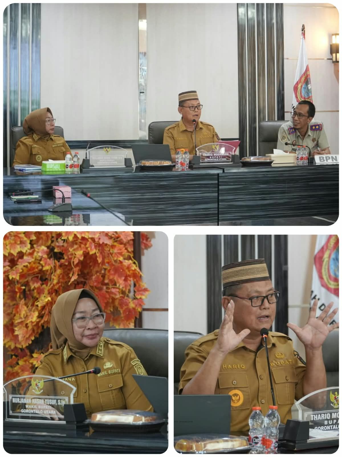 Empat Agenda Strategis, Bupati Thariq Modanggu Perkuat Kerja Sama Pemkab Gorontalo Utara dan Kantor Pertanahan Gorontalo Utara