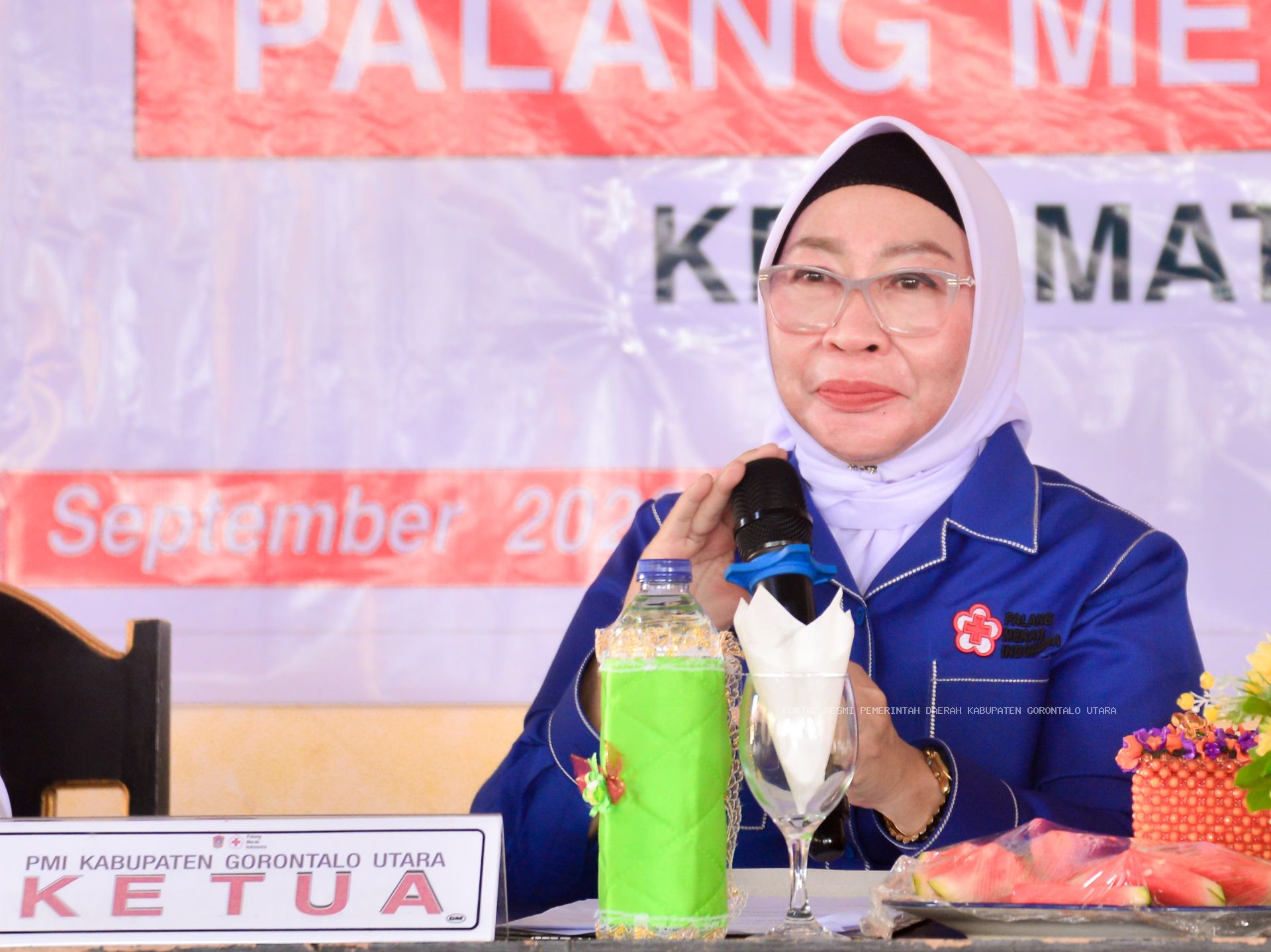 Buka Muscam III PMI Sumalata, Wabup Nurjanah Hasan Yusuf Dorong Penguatan Layanan Kemanusiaan hingga Tingkat Kecamatan