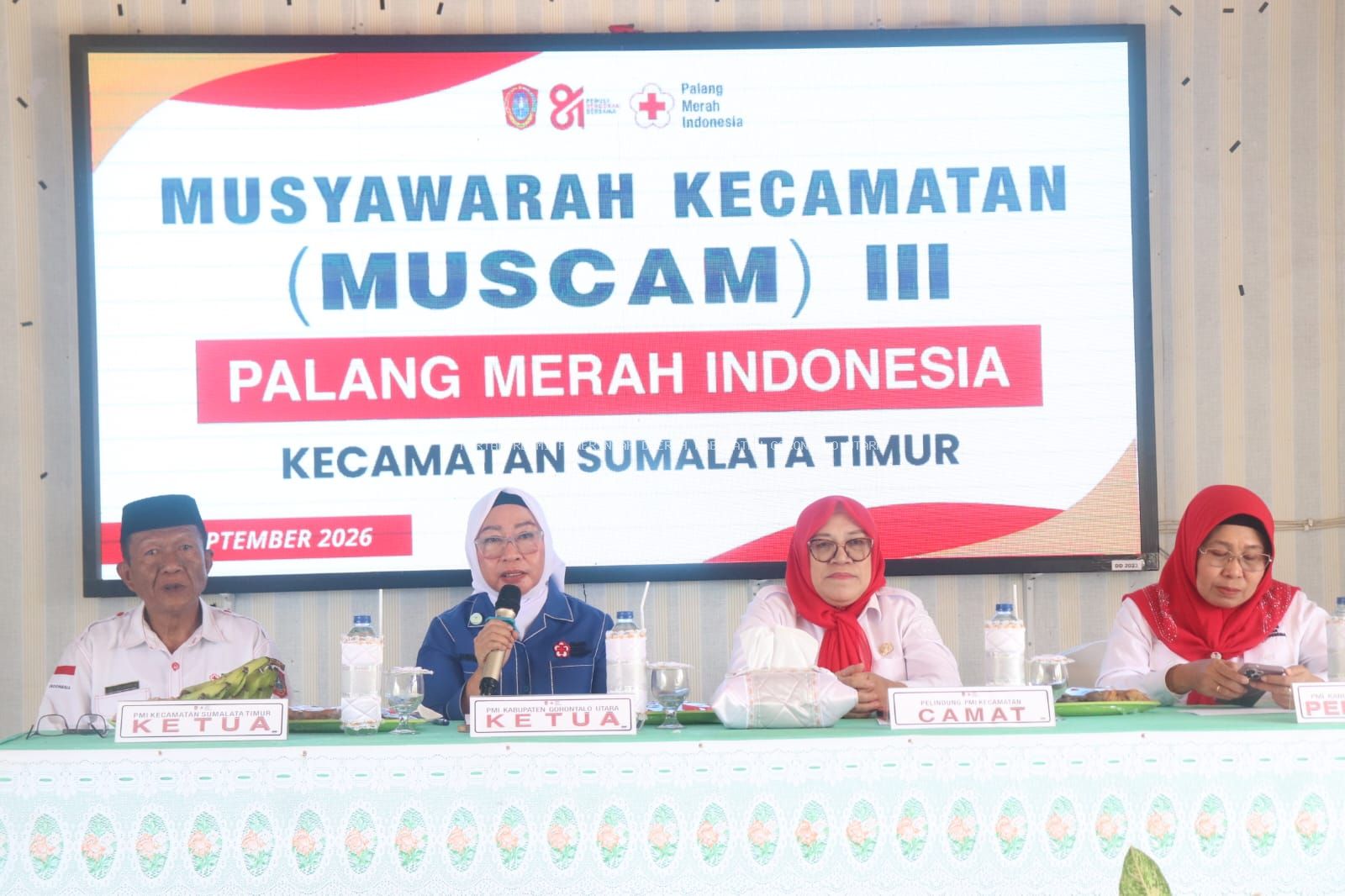 Wakil Bupati Nurjanah Hasan Yusuf Buka Muscam III PMI Sumalata Timur: Lima Tahun ke Depan, Layanan Kemanusiaan Harus Makin Kuat 