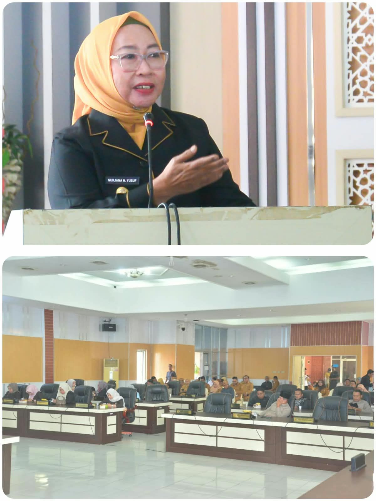 Wabup Nurjanah Hasan Yusuf  Hadiri Paripurna Tingkat II, Perubahan APBD 2026 Gorontalo Utara Disepakati Bersama