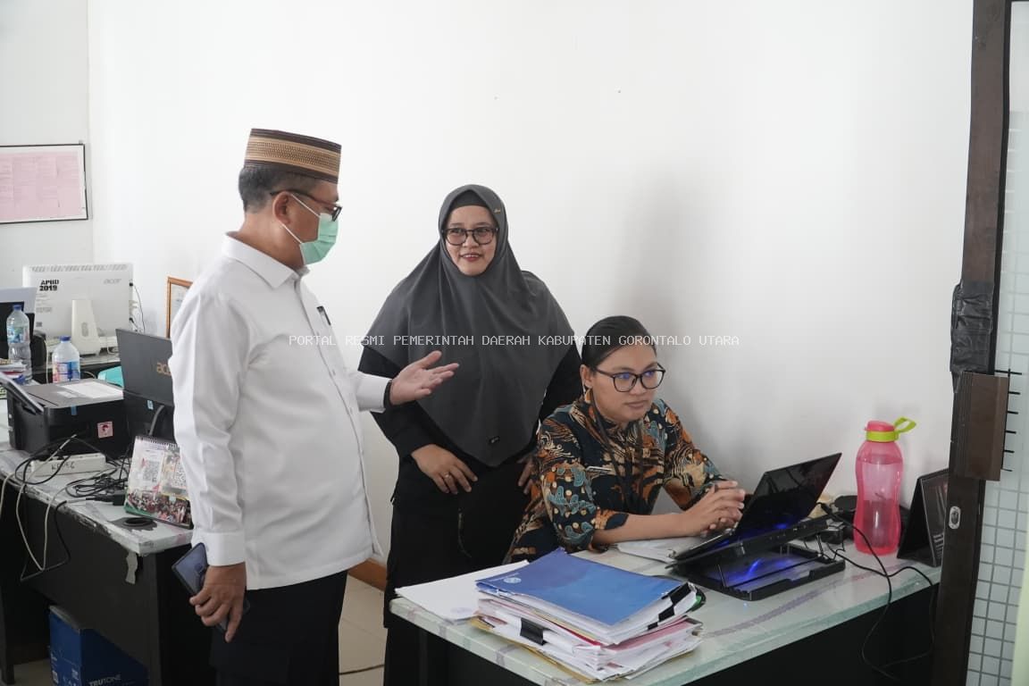 Meski WFH, Bupati Thariq Modanggu Sidak RS ZUS: Pelayanan BPJS dan Ketersediaan Air Jadi Perhatian