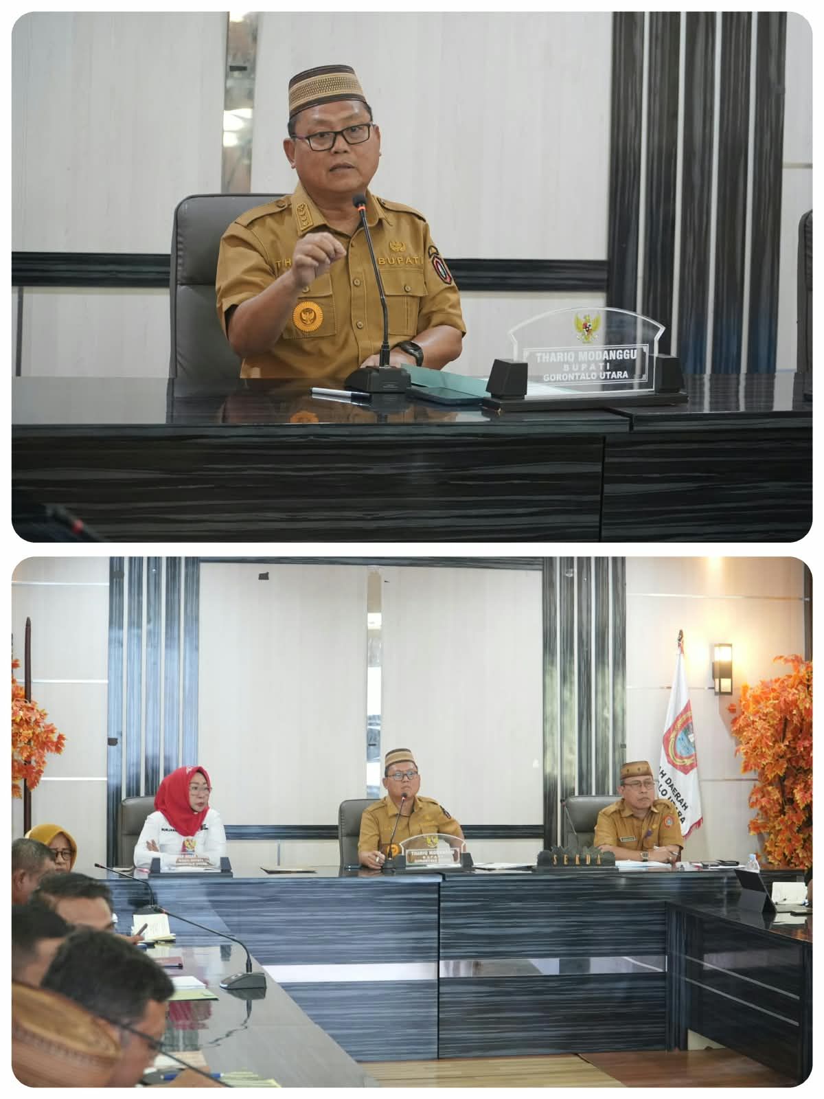 Pimpin Rapat Pimpinan, Bupati Thariq Modanggu Tekankan Kerja Berbasis Data, Respons Cepat dan Pelayanan Publik Tanpa Celah