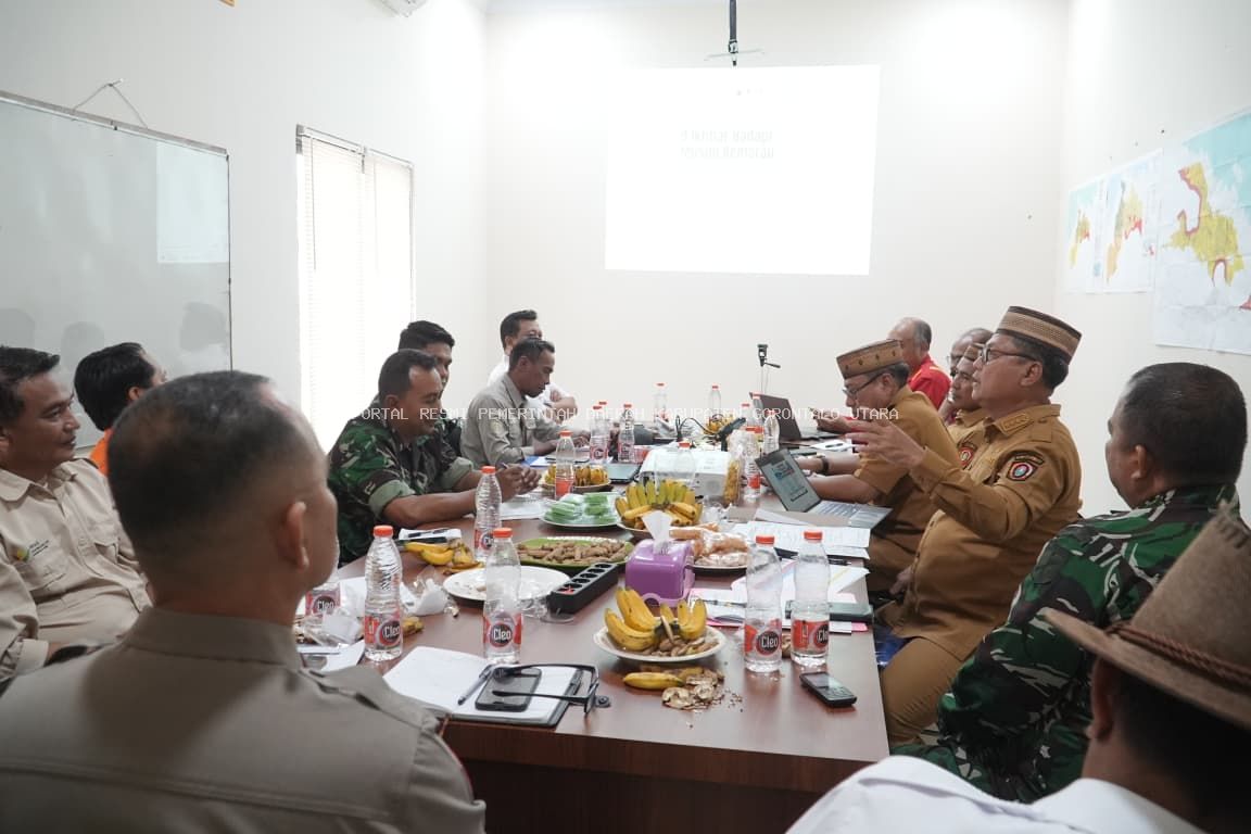Bupati Thariq Modanggu Pimpin Rapat Forkopimda Gorontalo Utara : Sepakati Pembentukan Satgas Karhutla, Perkuat Pencegahan dan Penanganan Kebakaran Hutan