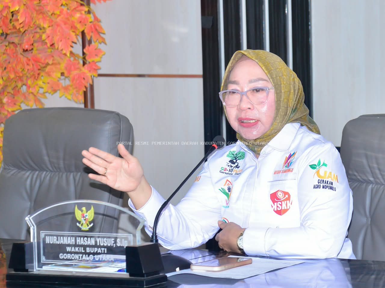 Wabup Nurjanah Hasan Yusuf Pimpin Evaluasi BERPADU, Dorong 9 Agenda Strategis Berujung pada Peningkatan PAD Gorontalo Utara