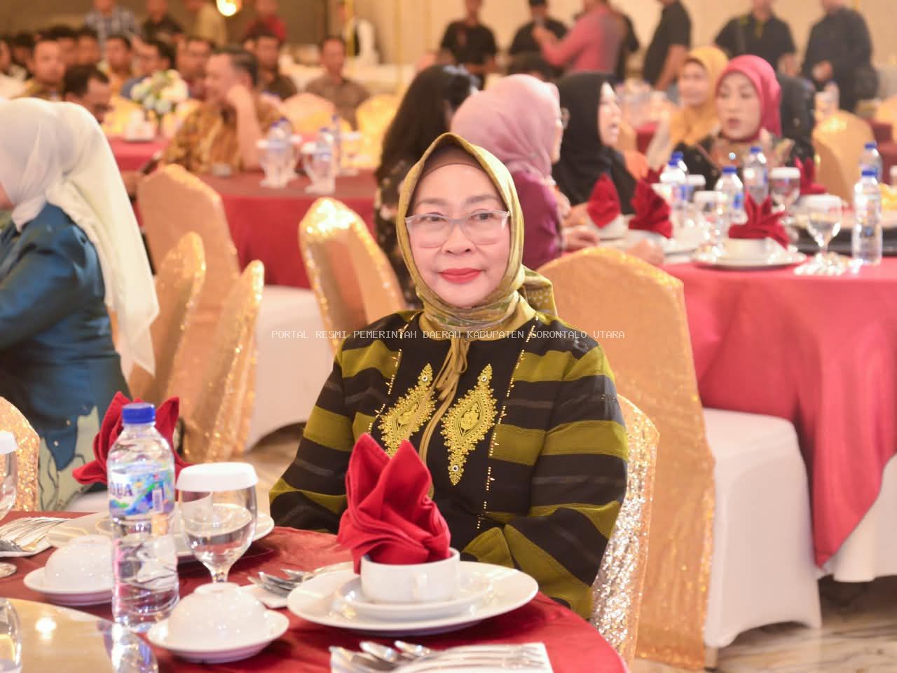 Wabup Gorontalo Utara Nurjanah Hasan Yusuf Hadiri Ramah Tamah Kenal Pamit Kapolda Gorontalo