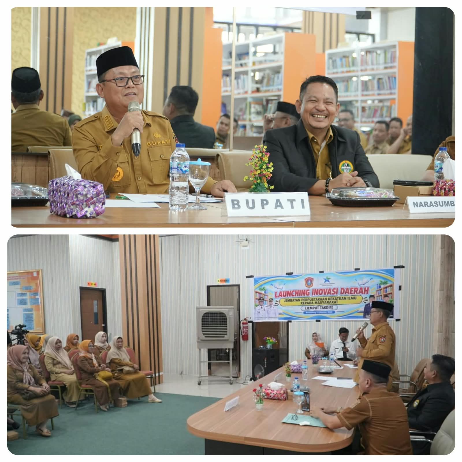 Bupati Thariq Modanggu Luncurkan “JEMPUT TAKDIR” Dekatkan Perpustakaan dan Ilmu Pengetahuan kepada Masyarakat