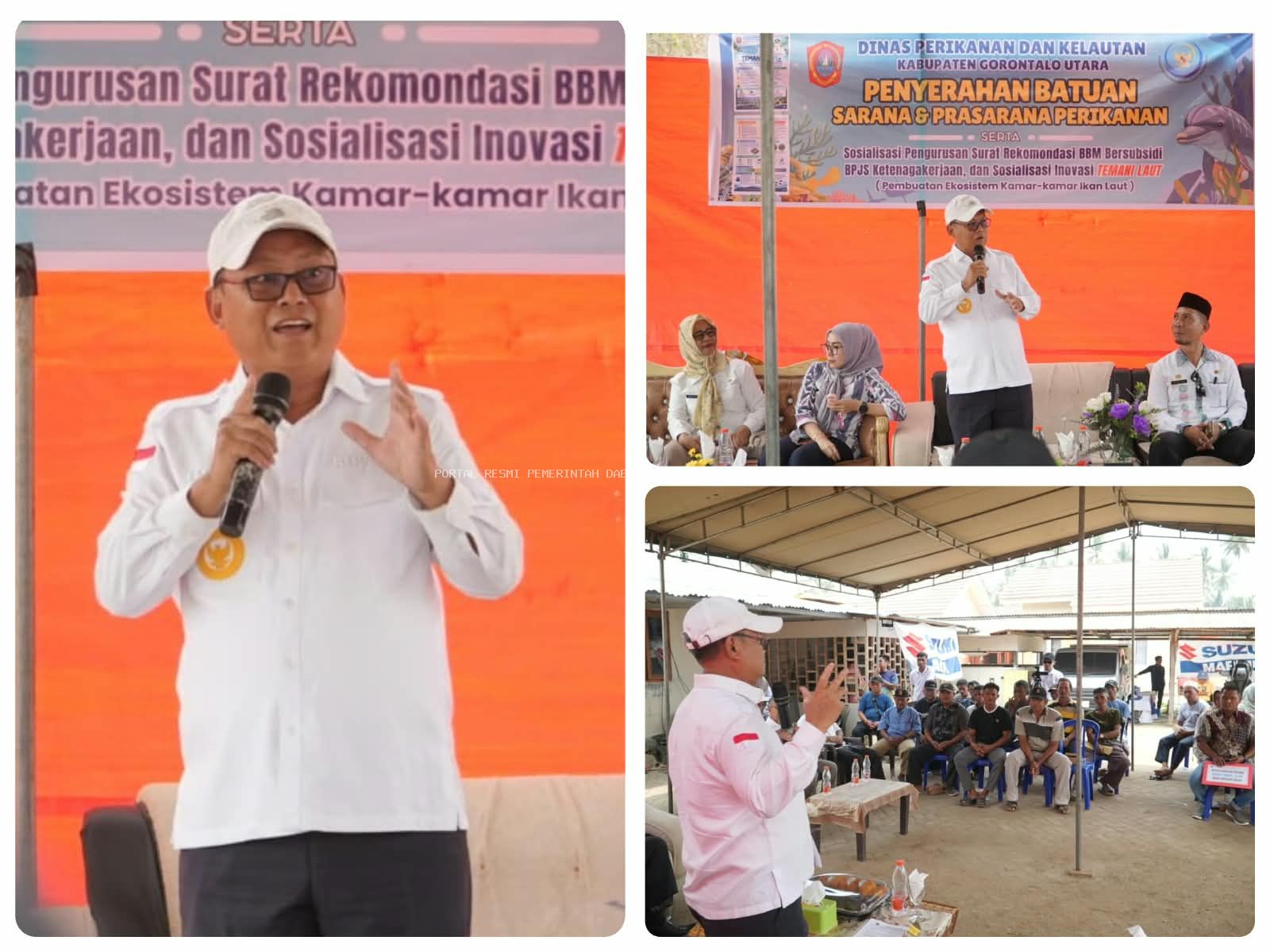 Bupati Thariq Modanggu Serahkan Bantuan Sarana dan Prasarana Perikanan, Dorong Nelayan Sejahtera melalui Inovasi “TEMANI LAUT”