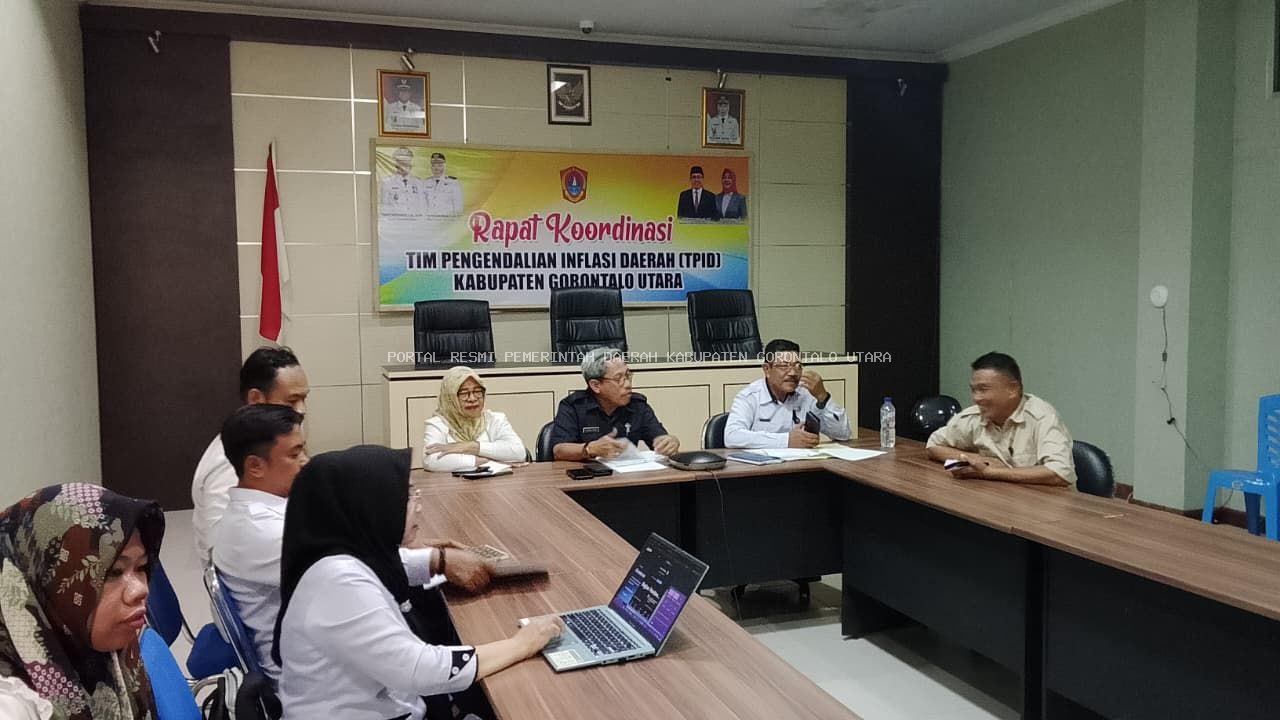 Sekda Gorontalo Utara Suleman Lakoro Ikuti Monitoring Nasional Penanganan Harga Cabai Minggu Kedua Oktober 2026