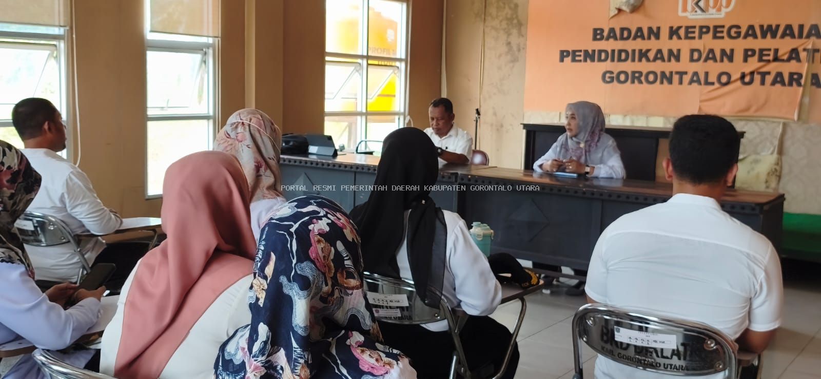 Asisten III Setda Gorontalo Maylan Tongkodu dan BKPP Gorontalo Utara Perkuat Koordinasi, Evaluasi Program / Kegiatan  dan Tingkatkan Layanan Kepegawaian