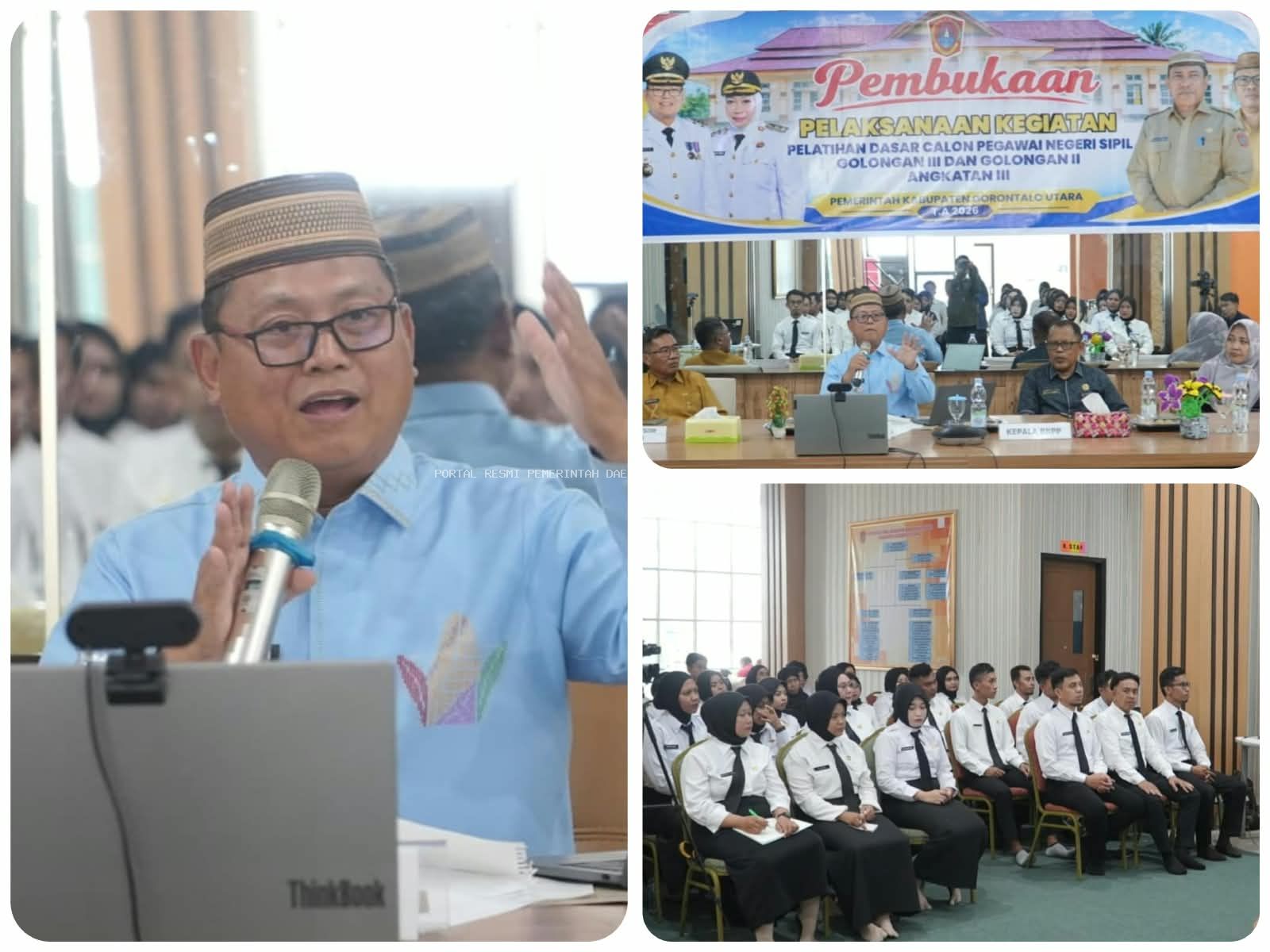 Bupati Thariq Modanggu Bekali Peserta LATSAR CPNS 2026, Tekankan Integritas dan Profesionalisme ASN