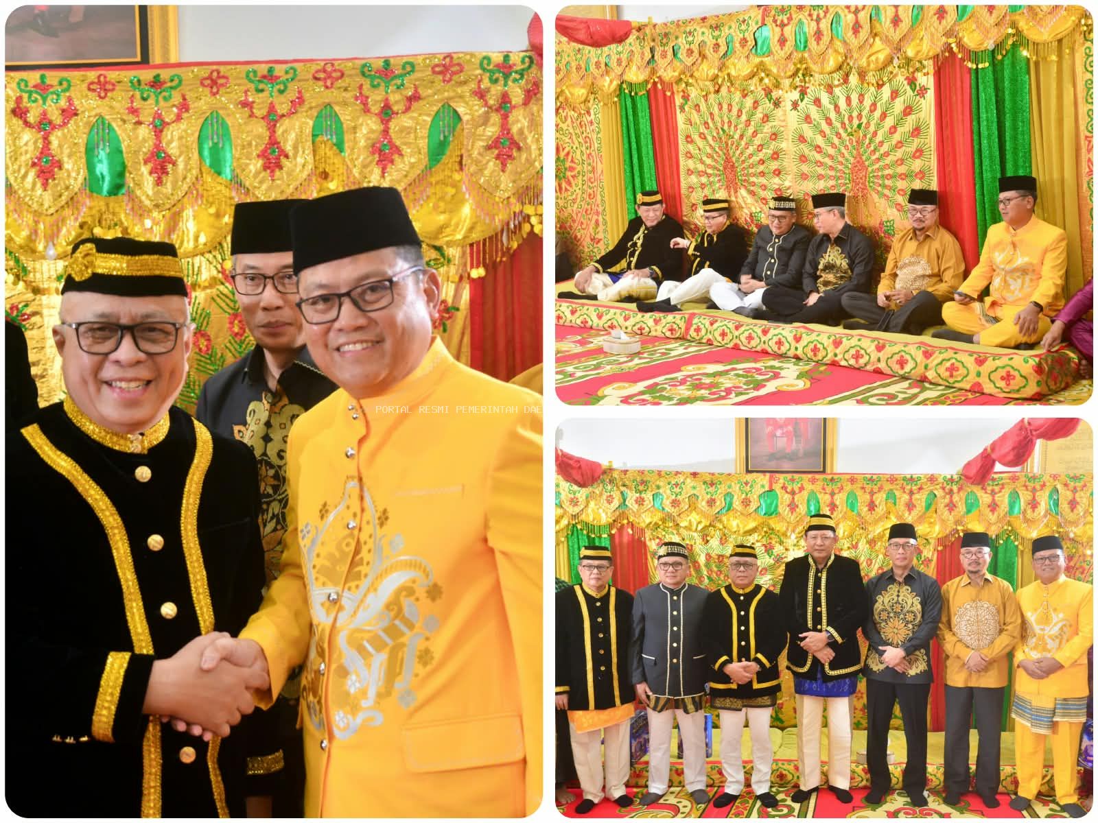 Bupati dan Wakil Bupati Gorontalo Utara Hadiri Penganugerahan Gelar Adat Pulanga kepada Bupati Gorontalo