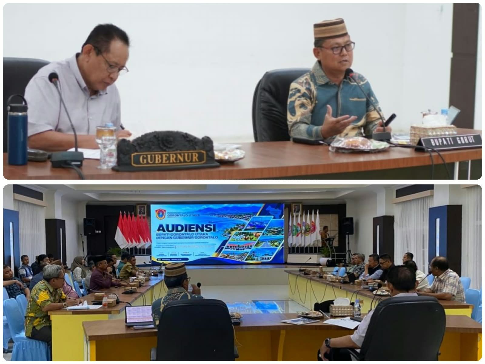 Bupati Thariq Modanggu Paparkan Program Strategis Gorontalo Utara kepada Gubernur, Dorong Percepatan Pembangunan dan Penguatan Sinergi Daerah