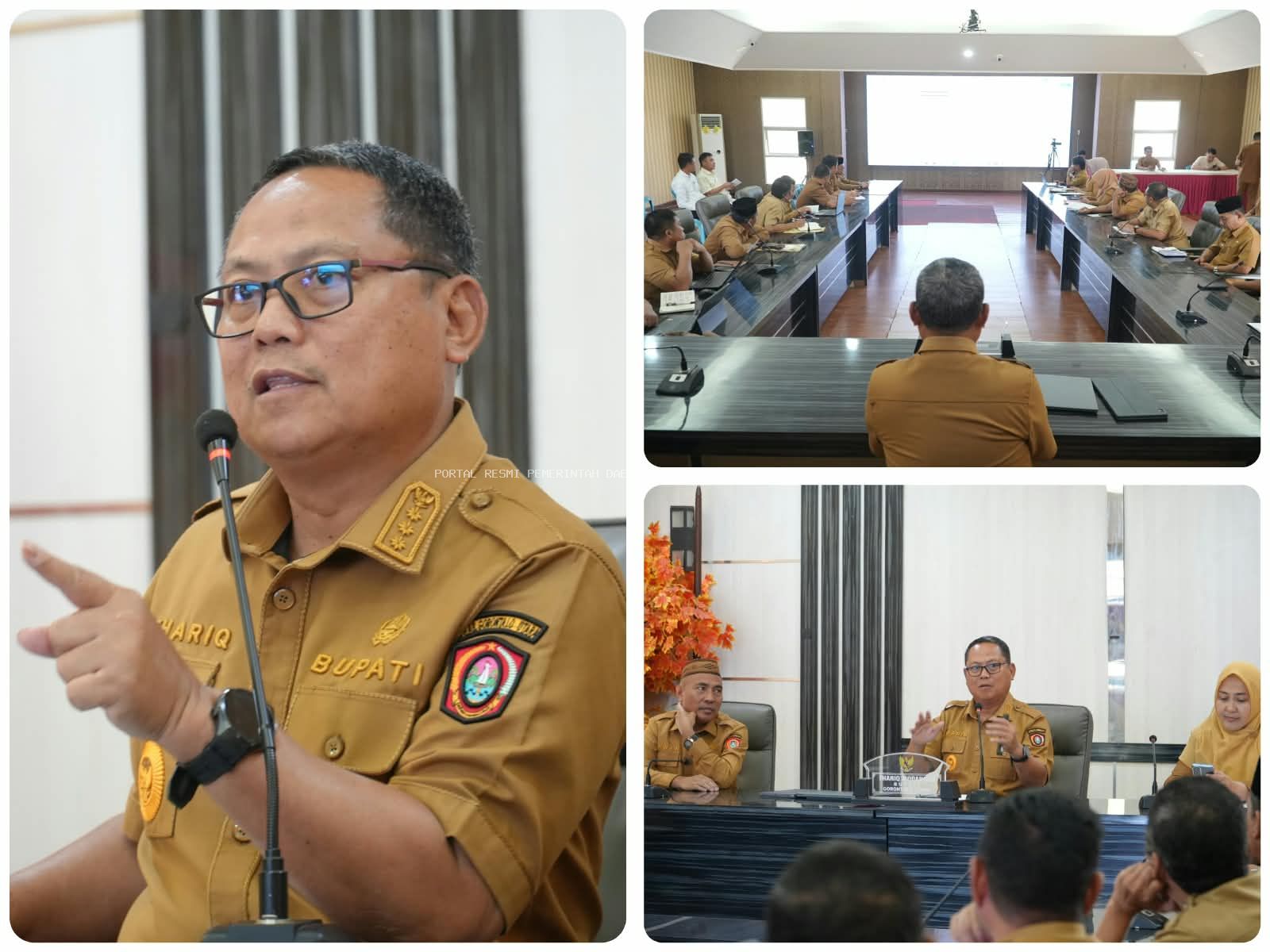 Bupati Thariq Modanggu Benahi Satgas BERPADU 
